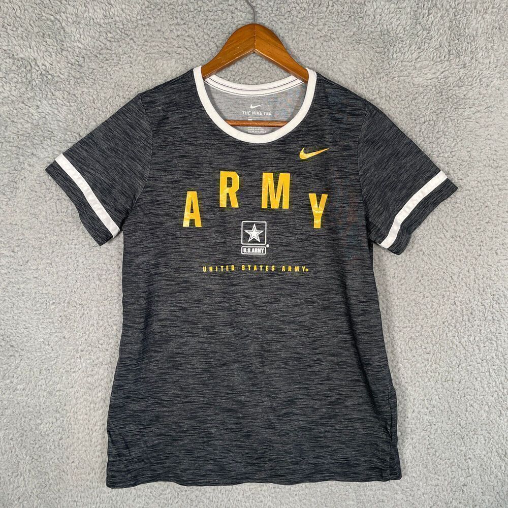 Nike US Army T-Shirt Black Women's Size Large Military America